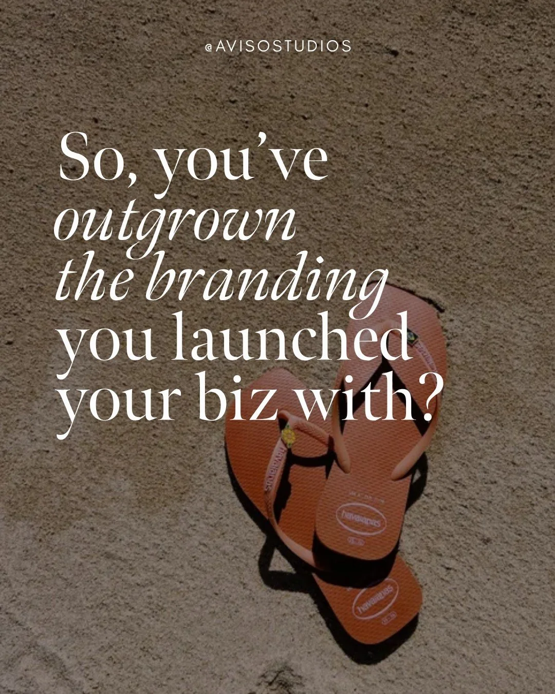 Outgrowing your brand isn&rsquo;t the issue.

Staying stuck in it is.

As your business evolves, your brand should too.

BUT....
Not every month.
Not a full overhaul.
Not a burn-it-all-down moment.

Just&hellip; refinement.

The strongest brands stay