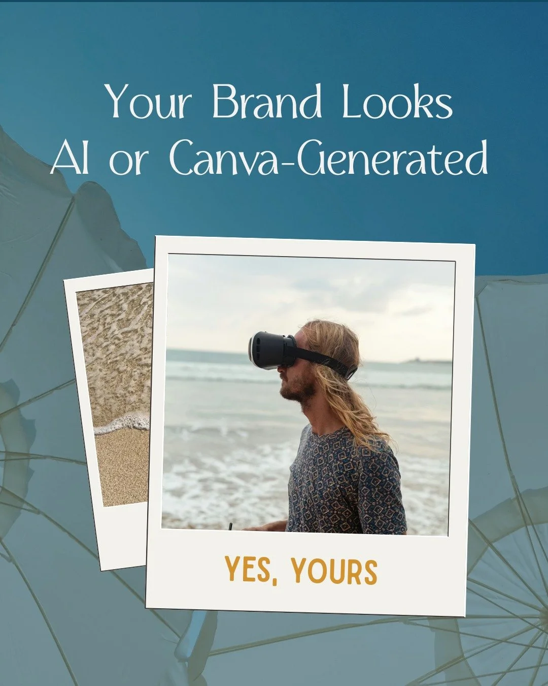 AI and design tools like Canva didn't kill branding.

Sameness did.

And right now, the internet is absolutely flooded with brands that look like they were built in 45 minutes with a free template and a vague color palette.

Clean. Inoffensive. Compl