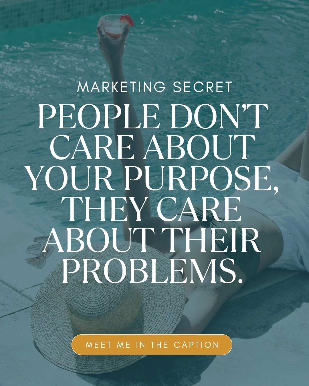 Your audience is not thinking about you nearly as much as you think they are. 😬

And I mean that in the nicest possible way.

They&rsquo;re thinking about themselves.
Selfish little buggers.

The problem they&rsquo;re trying to solve. The thing that