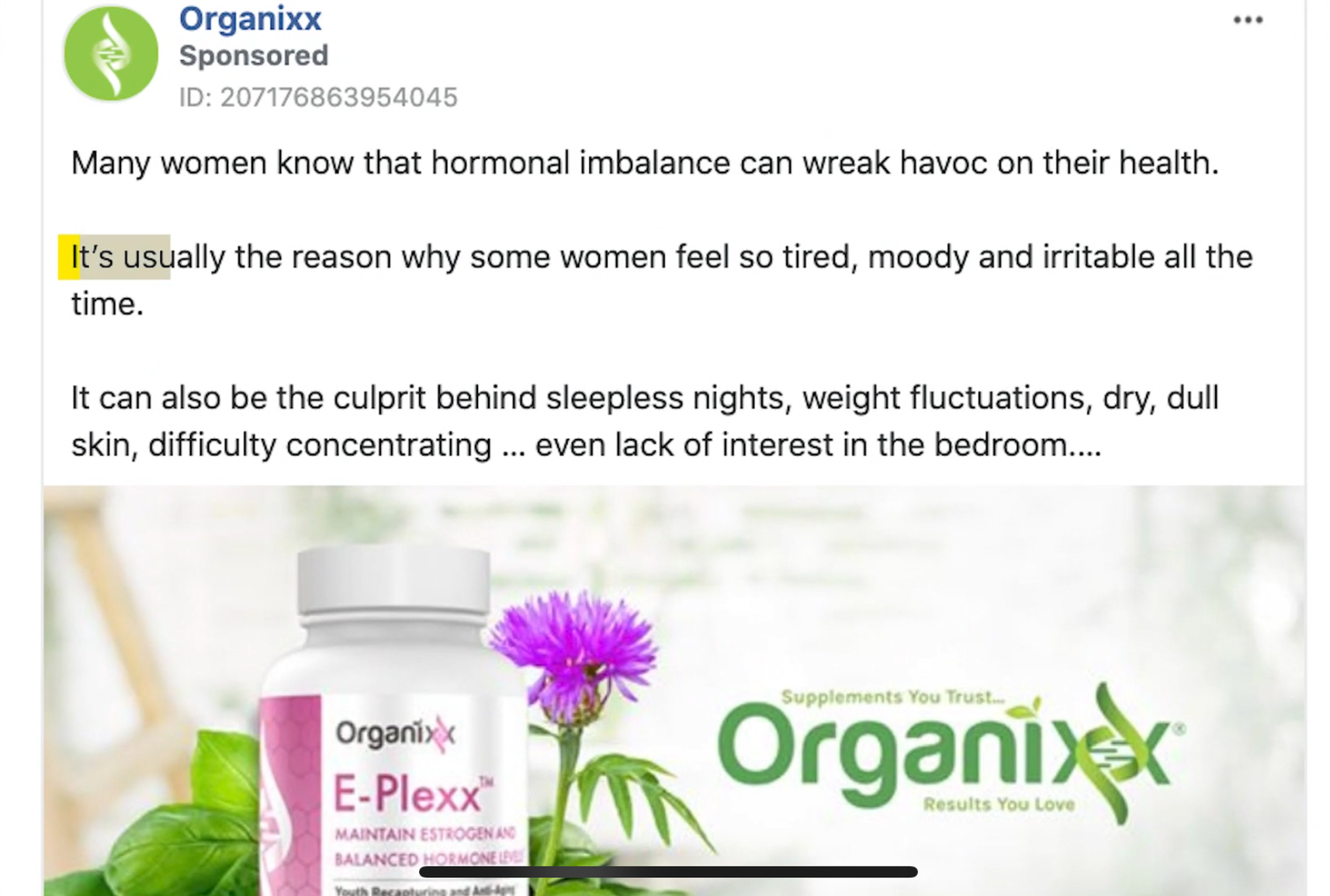 Example of a sneaky belief confirming hook for conversions