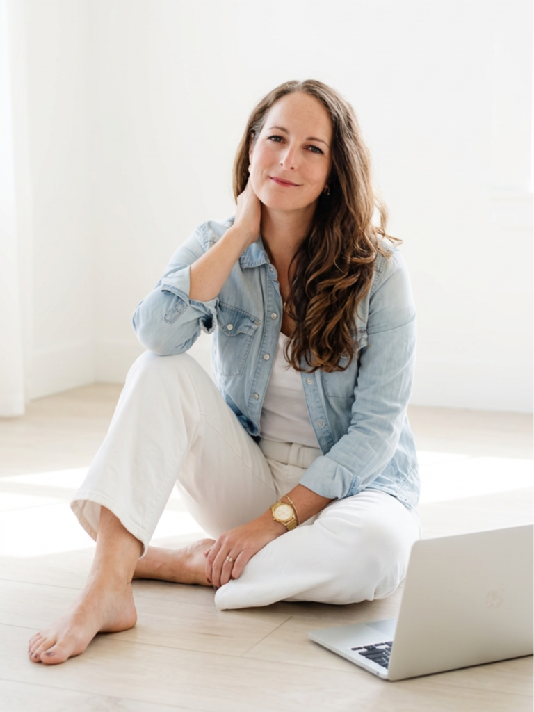 Brand strategiest Liz in california studio