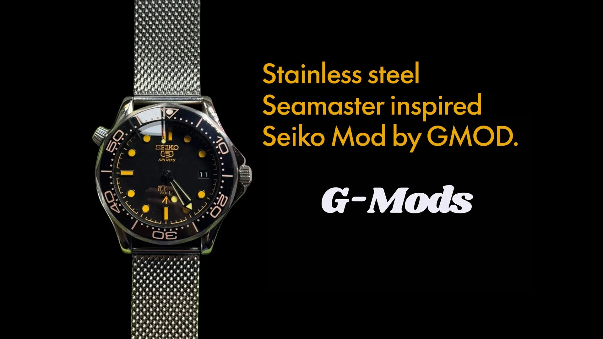 Seiko Mod - Seamaster Inspired.