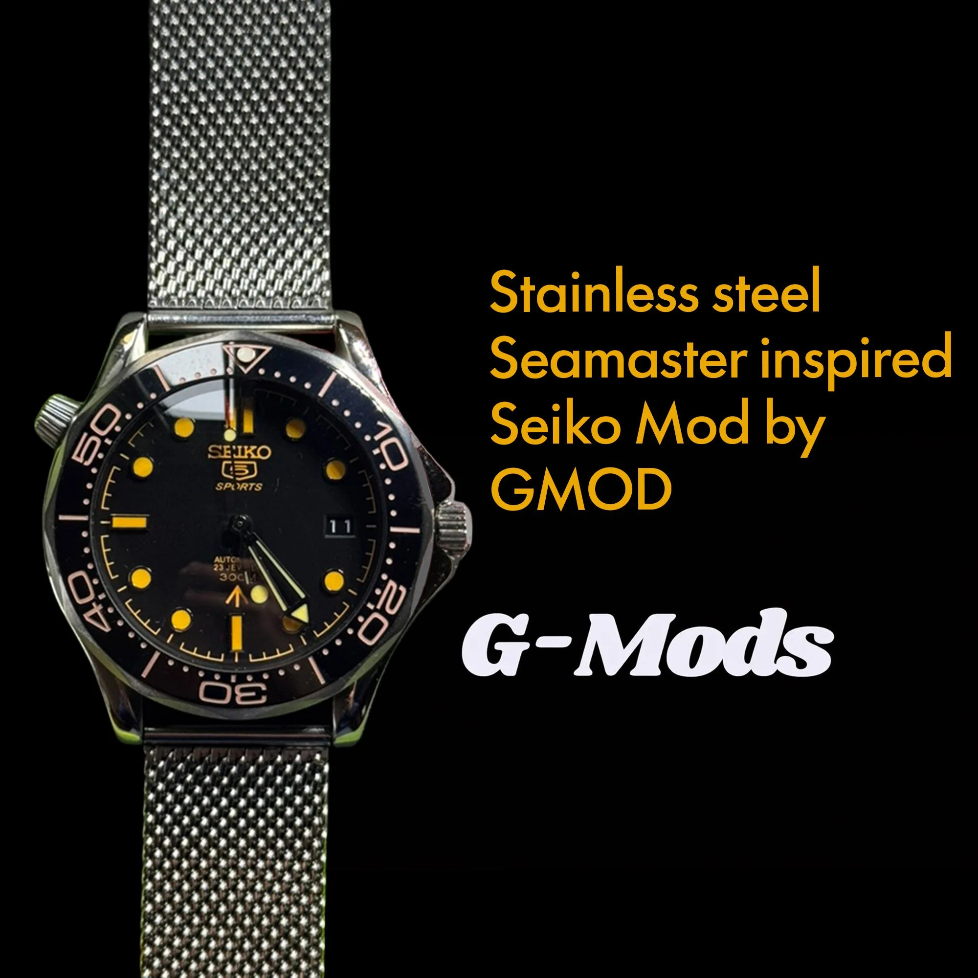 Seiko Mod - Seamaster Inspired.