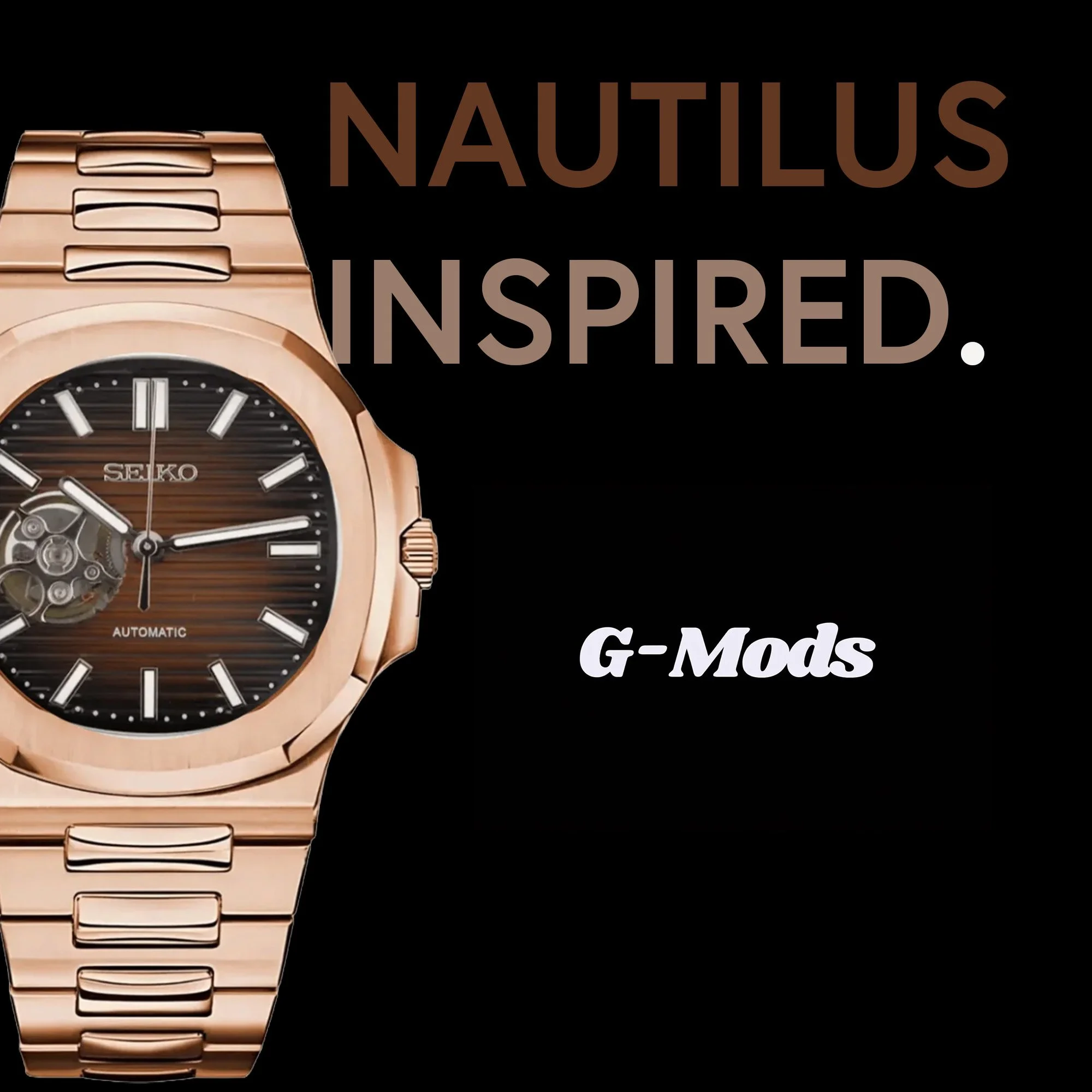 Seiko Mod - Nautilus inspired.
