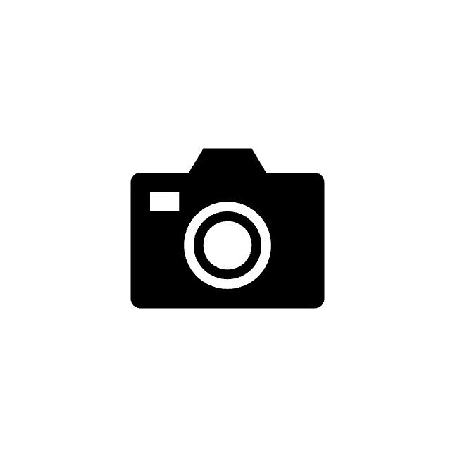 Ícono de una cámara fotográfica en blanco y negro