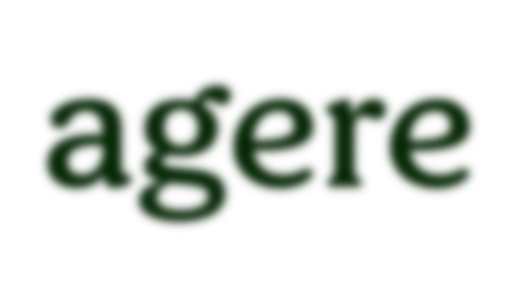 Blurred word "agere"