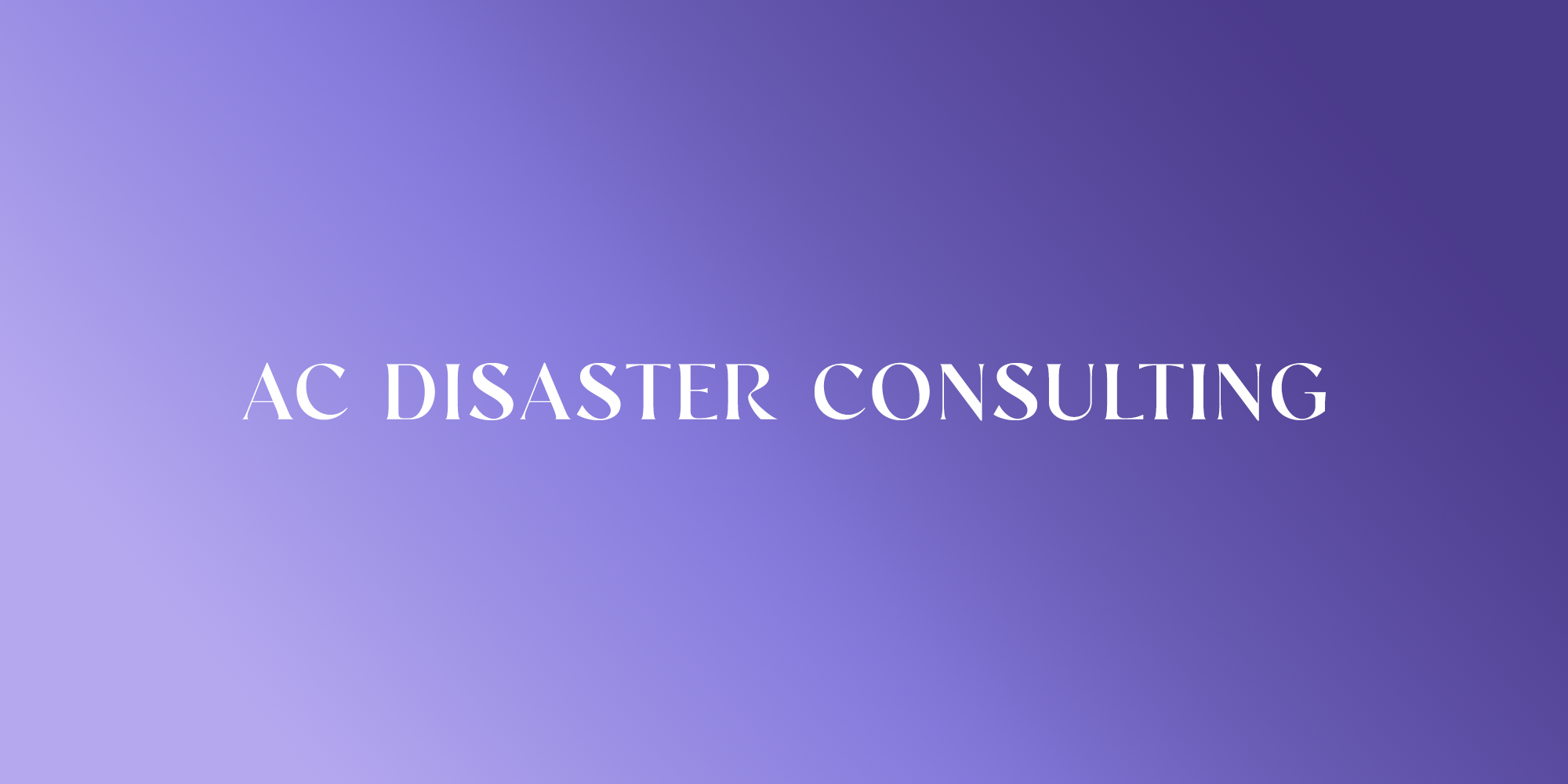 AC Disaster Consulting