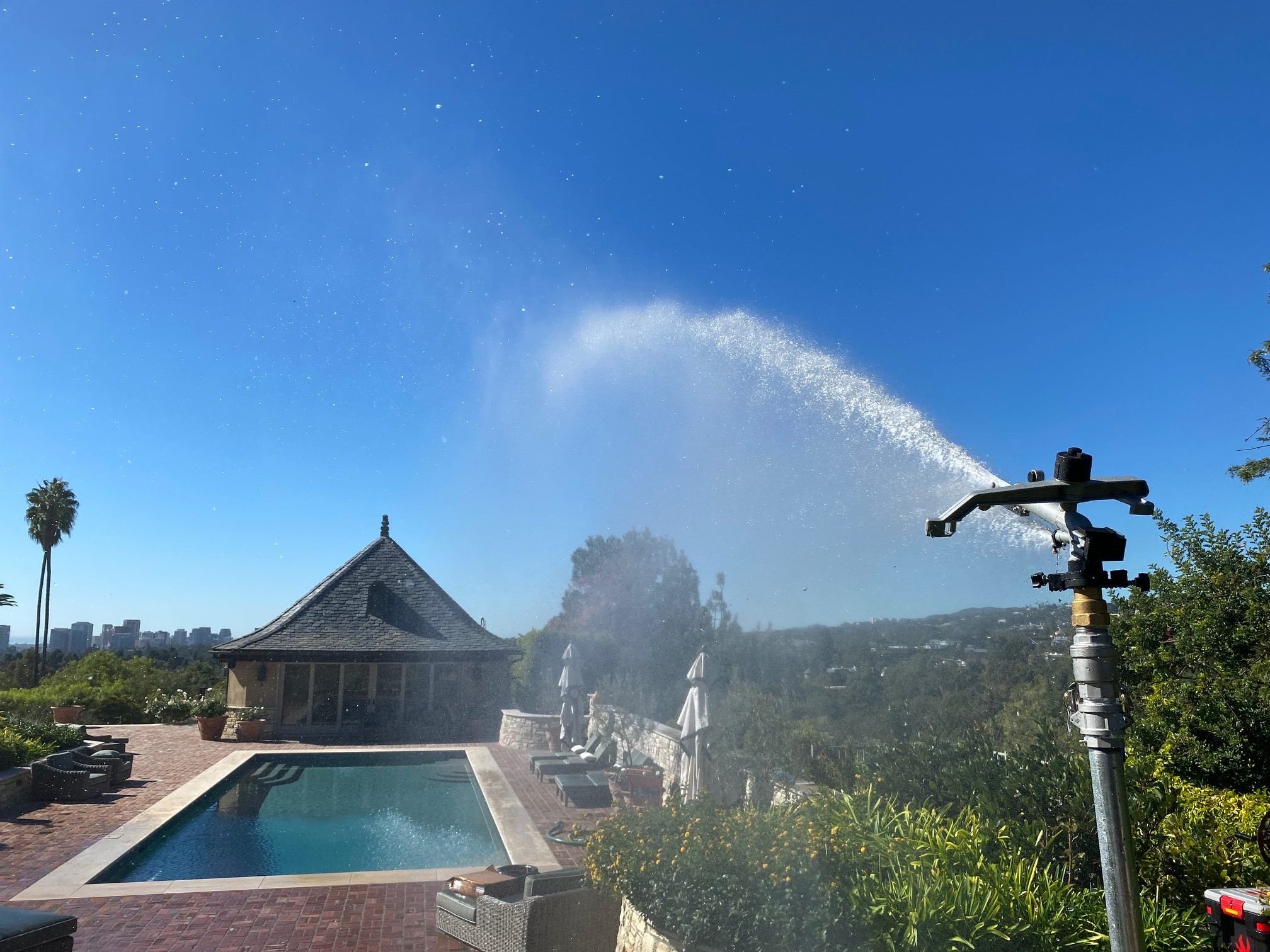 Brushfire Battle Systems provides high-quality sprinklers, pumps, and accessories for defense against wildfire