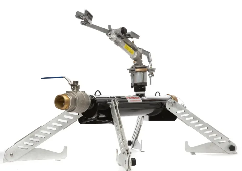 Brushfire Battle Systems provides high-quality sprinklers for defense against wildfire