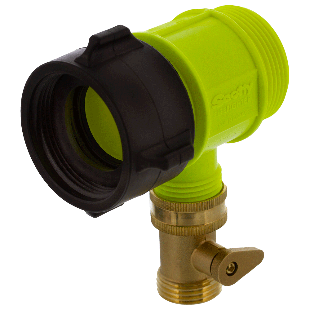 Fire Hose tee for garden hose output
