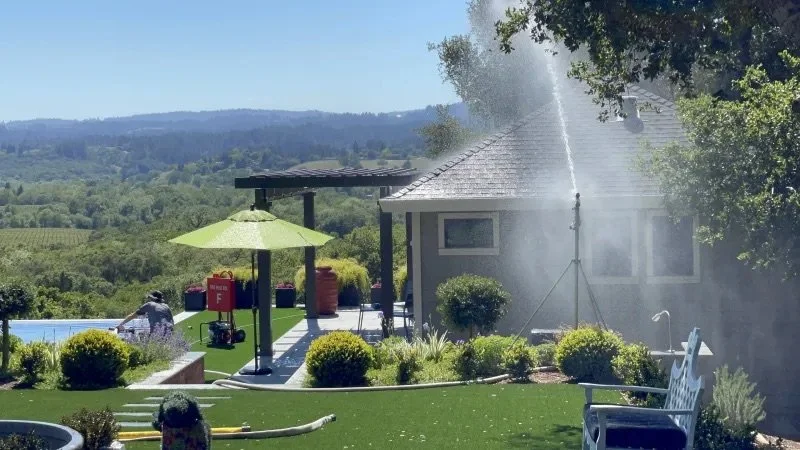 Brushfire Battle Systems provides high-quality sprinklers, pumps, and accessories for defense against wildfire