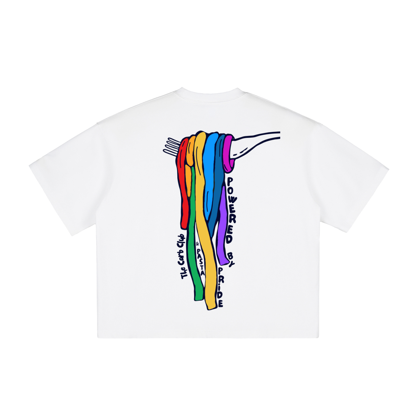 Pride in Pasta T -Vintage Washed Boxy T-Shirt