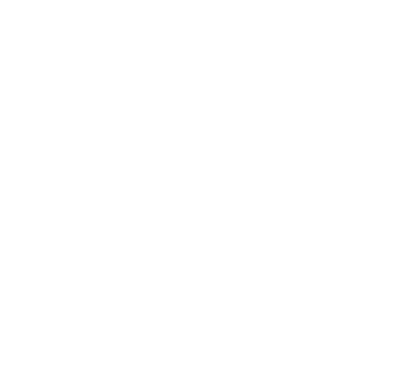 White neon compass rose on black background