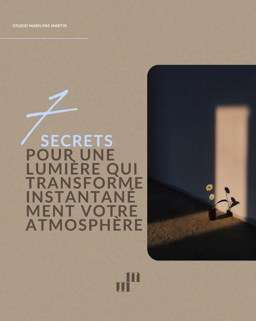 La lumi&egrave;re ne fait pas qu&rsquo;&eacute;clairer votre pi&egrave;ce, elle en d&eacute;finit l&rsquo;&acirc;me. ✨

Vous avez soign&eacute; votre mobilier et vos couleurs, mais l&rsquo;ambiance reste "plate" ? Le secret des int&eacute;r