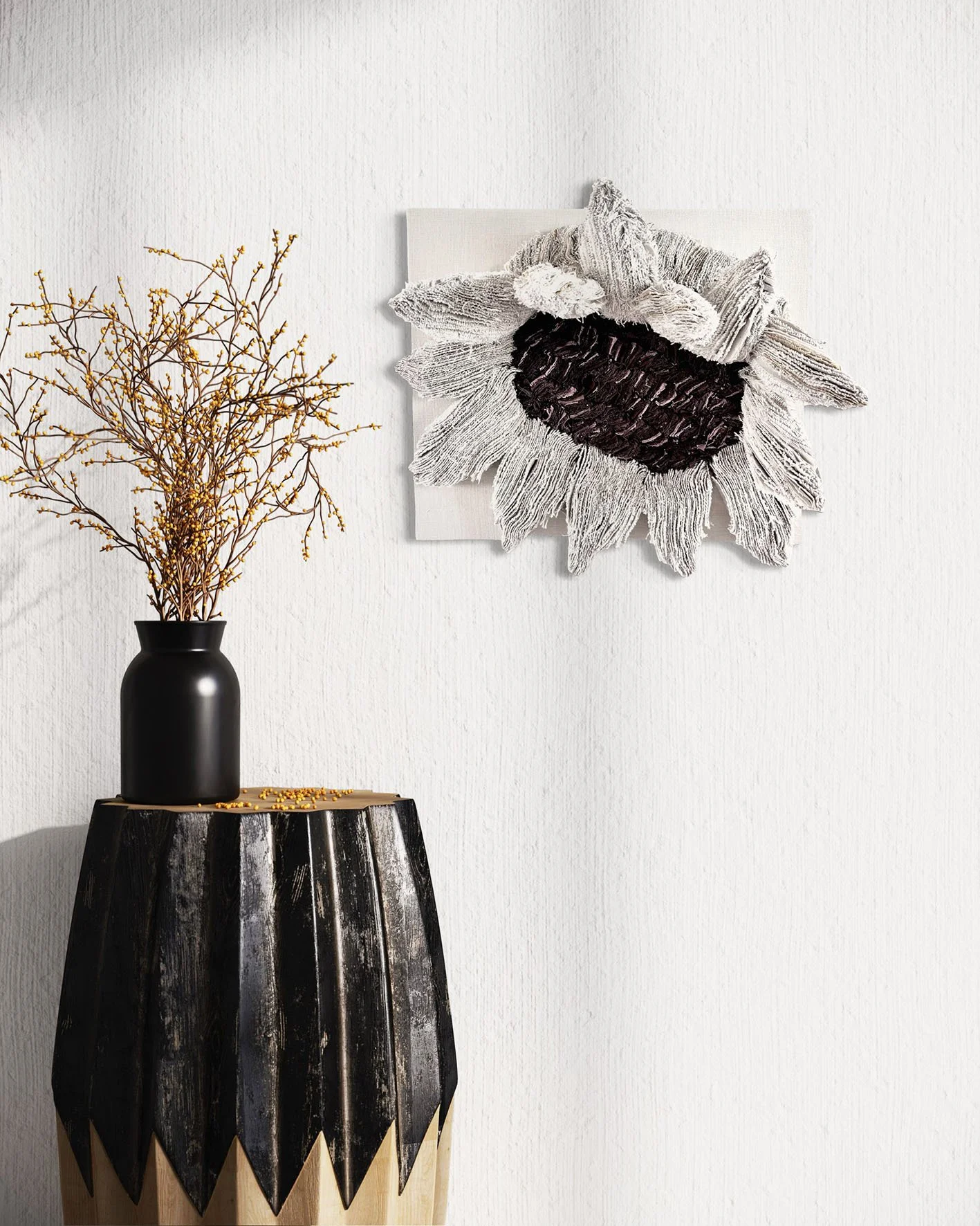 Wanddoek Verstilde Bloei