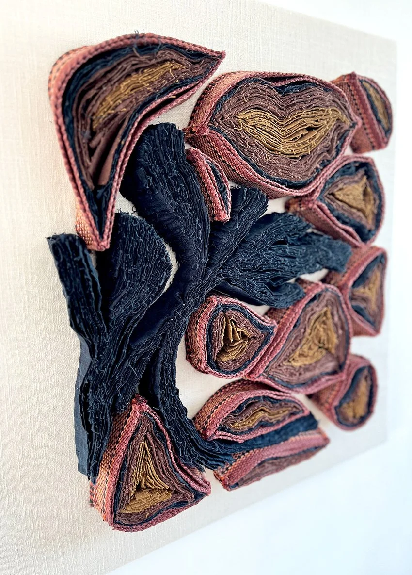 Wanddoek verweven bladeren