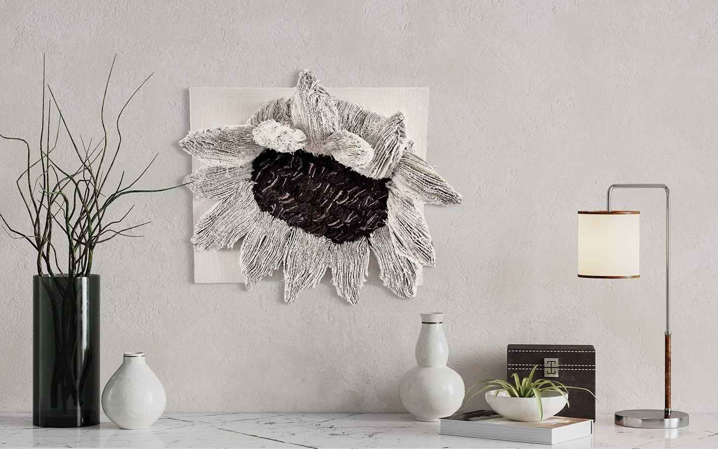 Wanddoek Verstilde Bloei