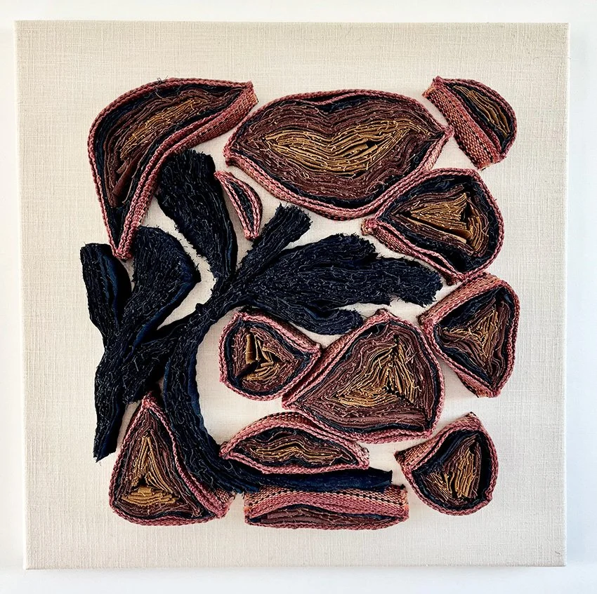 Wanddoek verweven bladeren