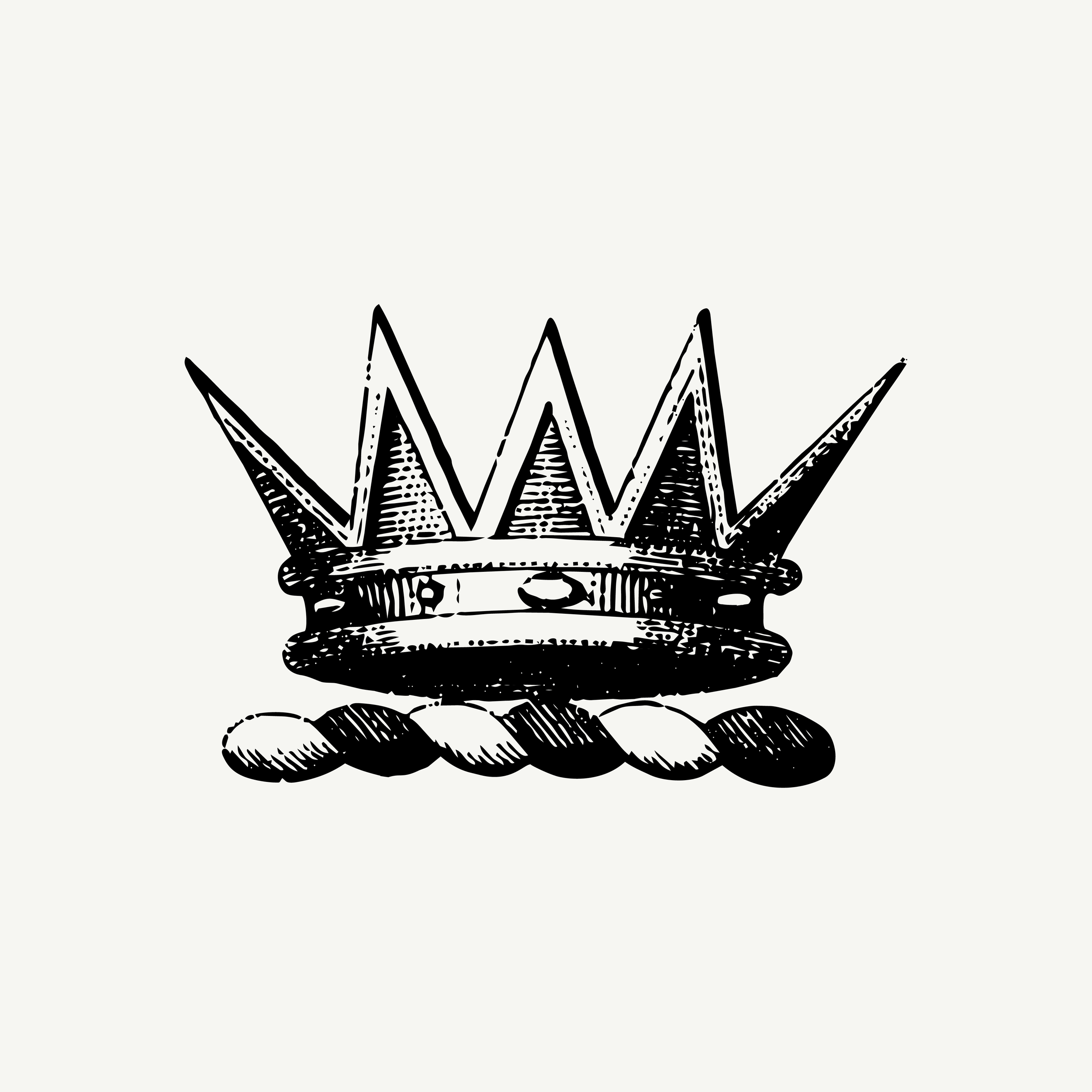 Historic engraved crest of a Crown, paired with the orientation line "The weight of it was never asked for." — from the Story & Sigil archive