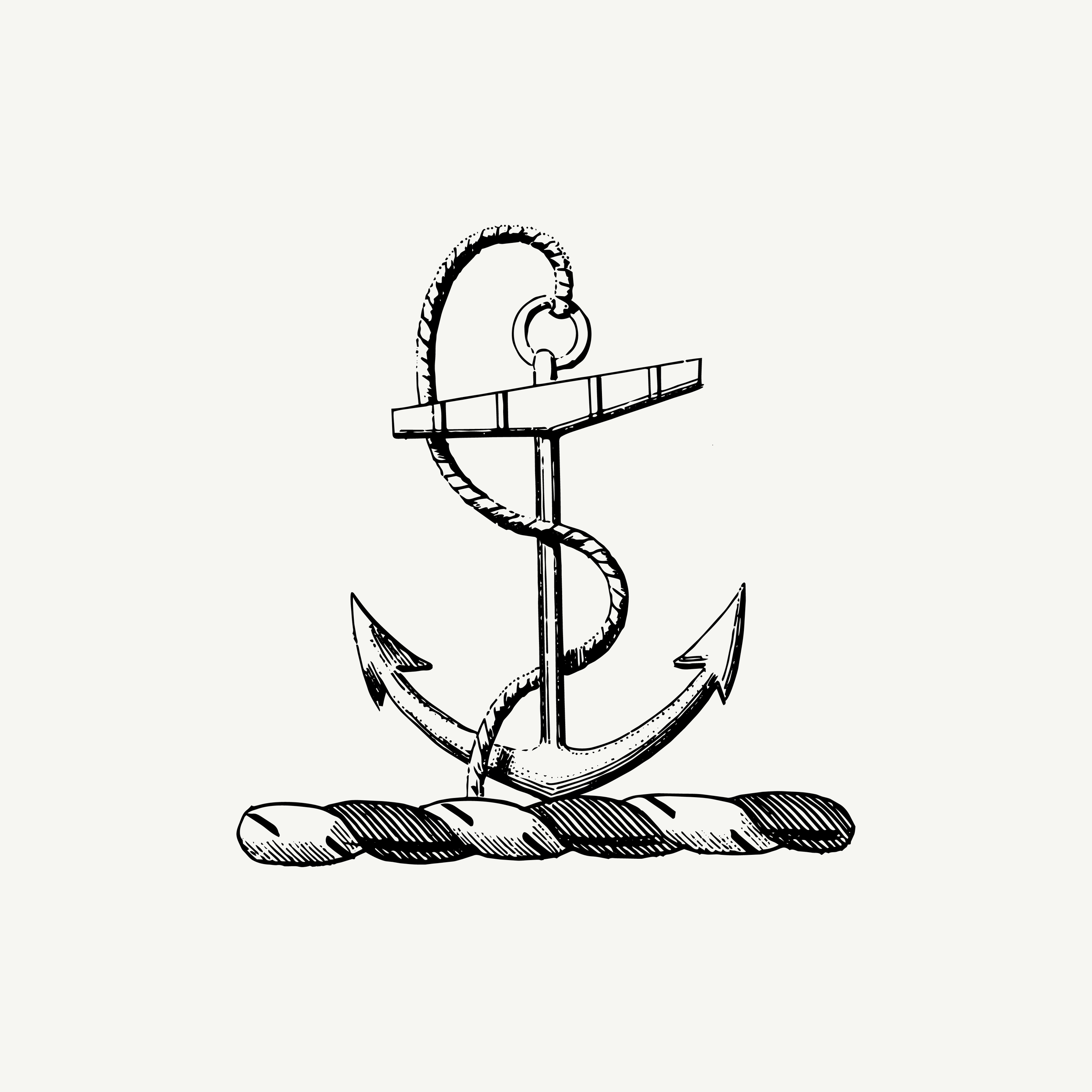 Historic engraved crest of an Anchor, paired with the orientation line "What holds firm is not always visible" — from the Story & Sigil archive