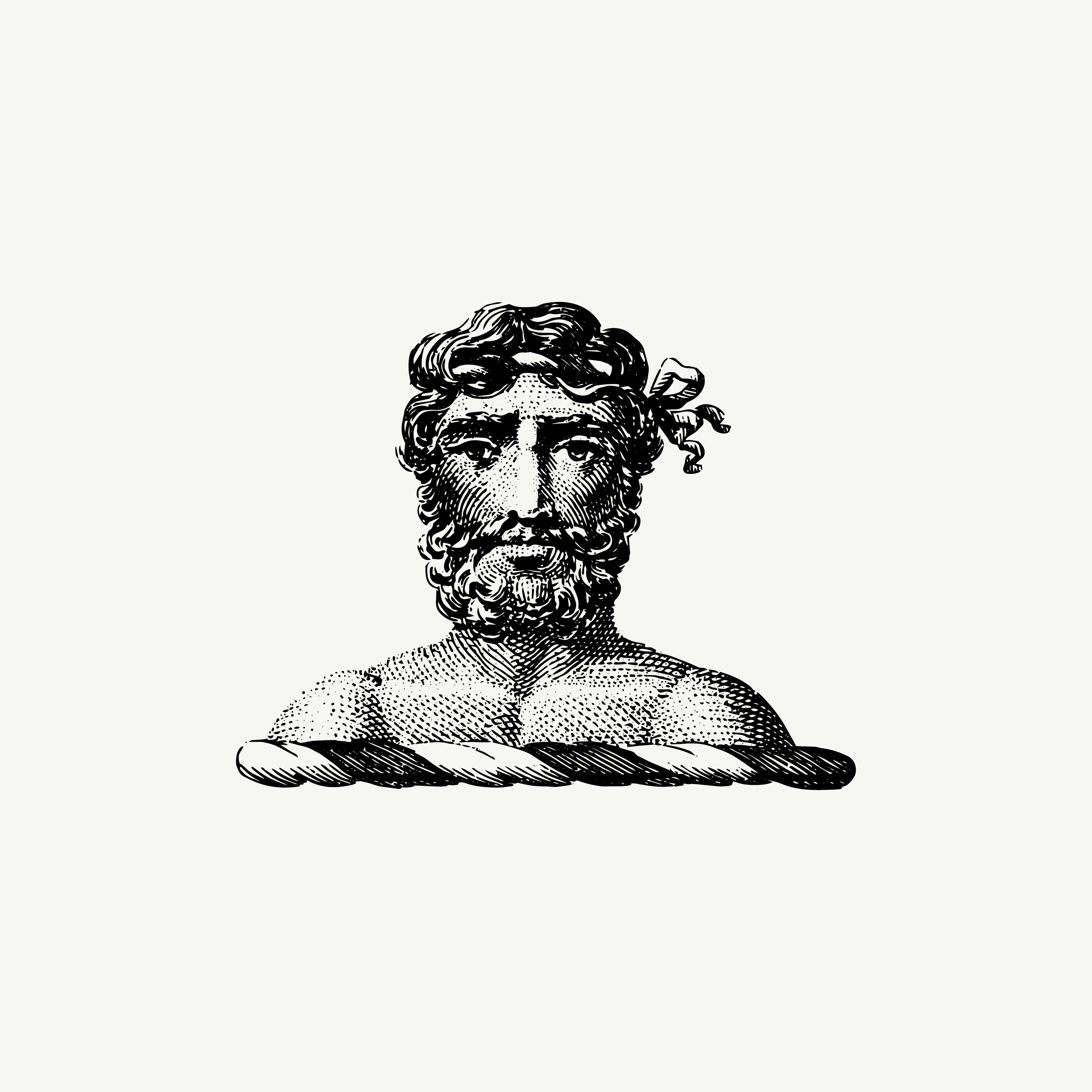 Historic engraved crest of a Held in Expression, paired with the orientation line "Not all composure is real" — from the Story & Sigil archive