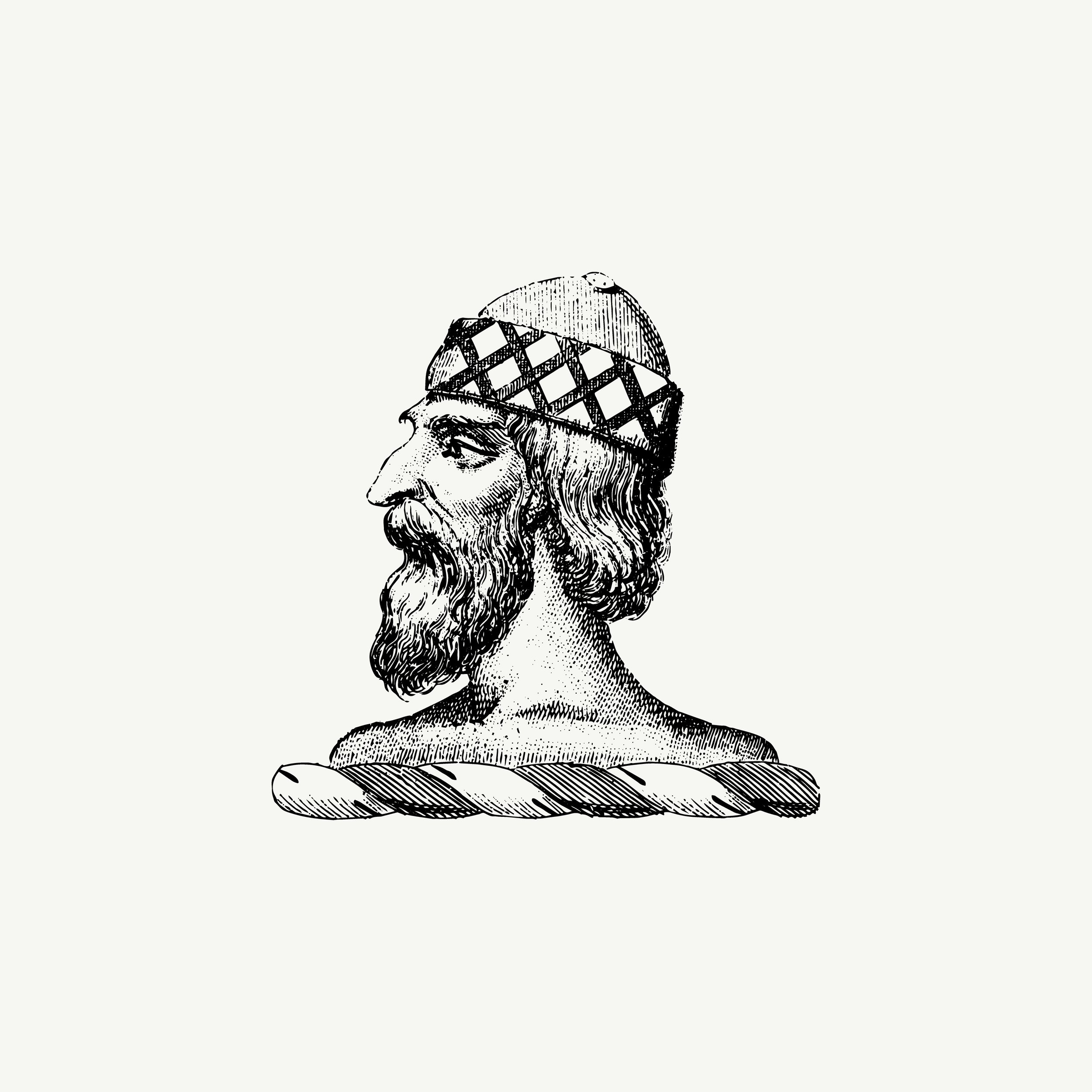 Historic engraved crest of a Turning Away, paired with the orientation line "Turning away is not always leaving" — from the Story & Sigil archive