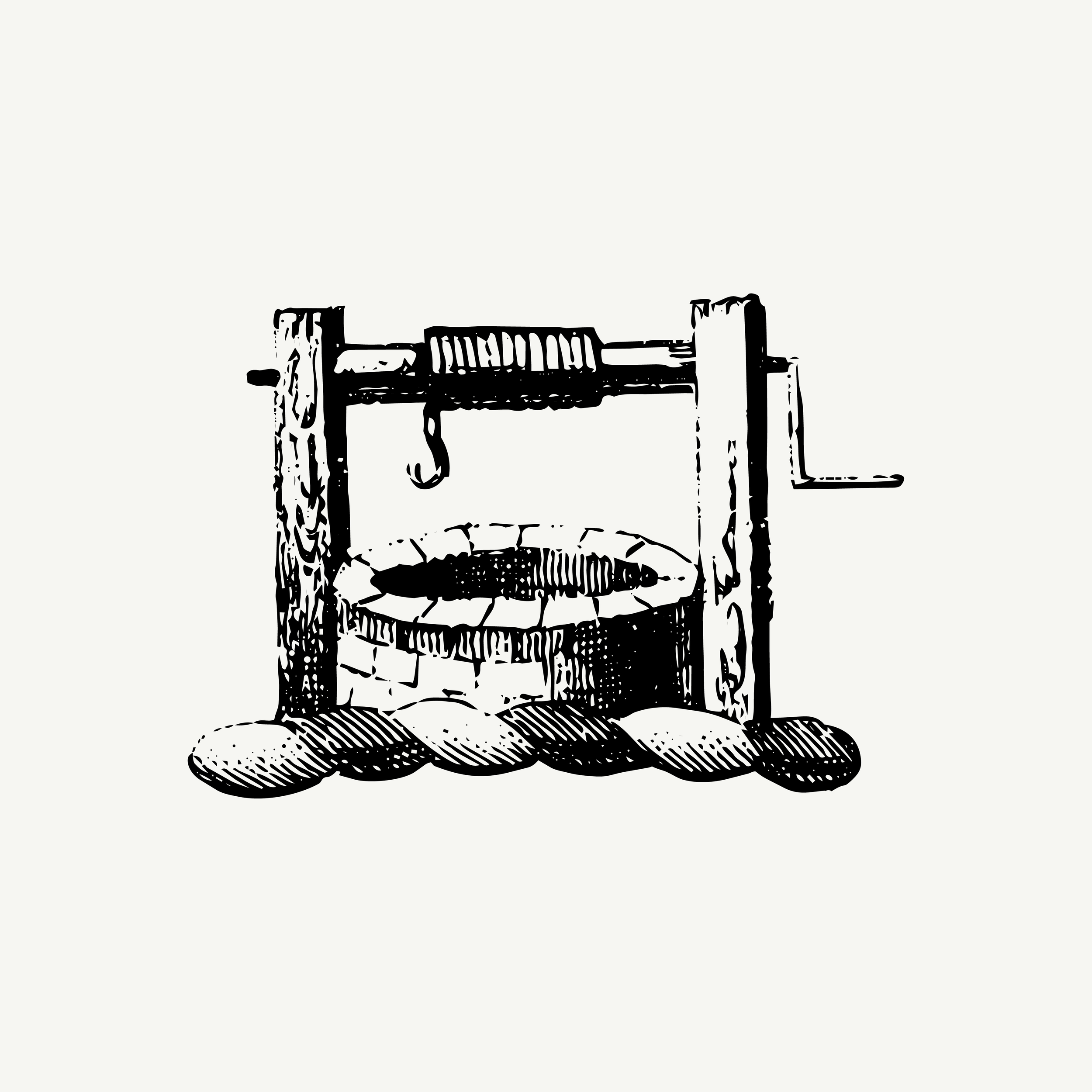 Historic engraved crest of a Well, paired with the orientation line "You return because you have to" — from the Story & Sigil archive