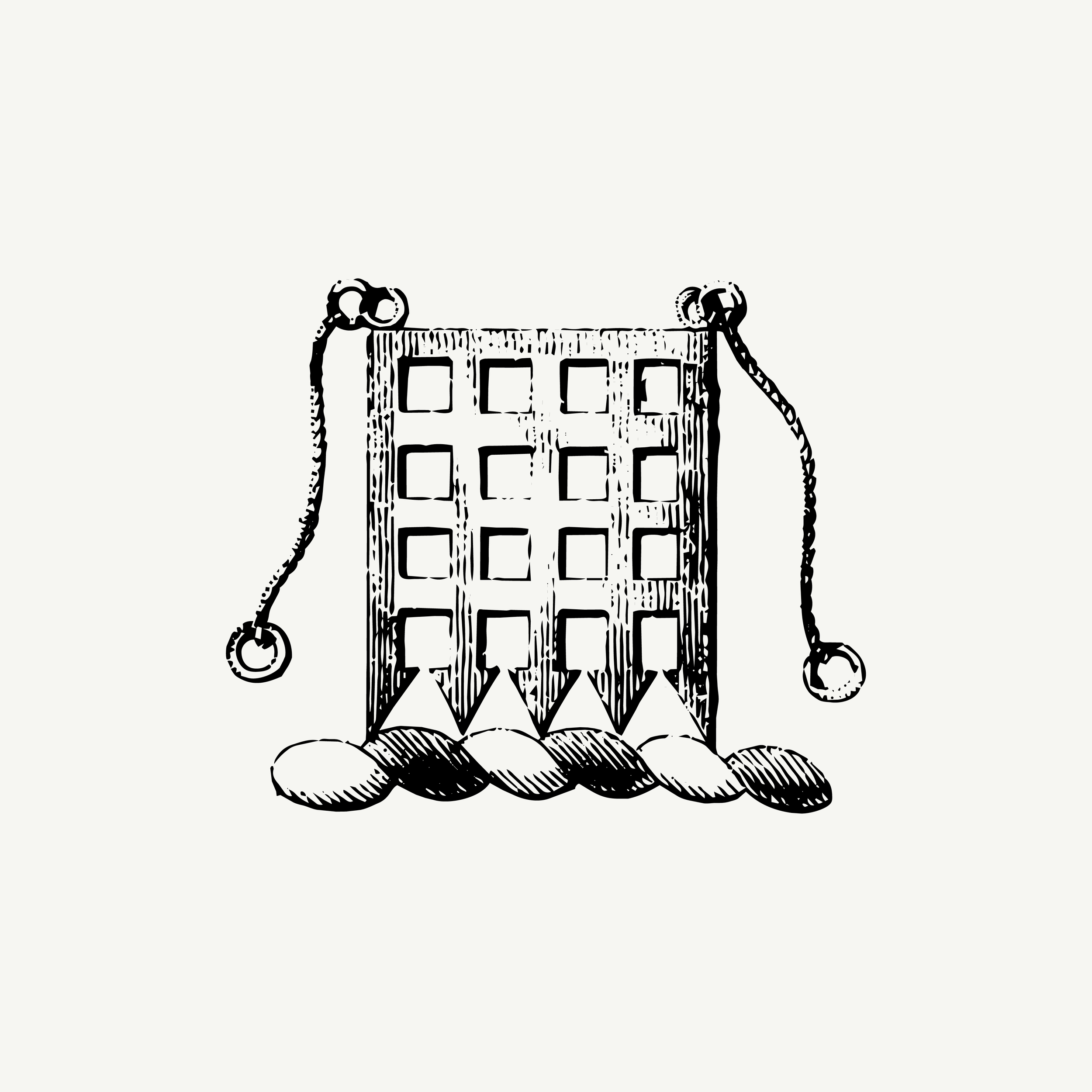 Historic engraved crest of a Portcullis, paired with the orientation line "You must decide before it descends." — from the Story & Sigil archive