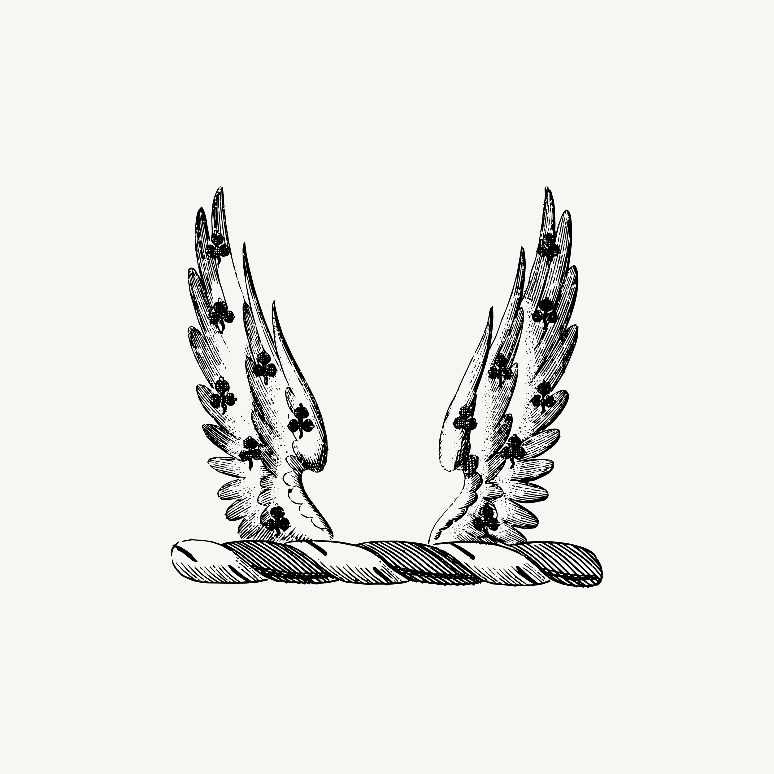 Historic engraved crest of a Wings, paired with the orientation line "Some readiness remains unseen" — from the Story & Sigil archive