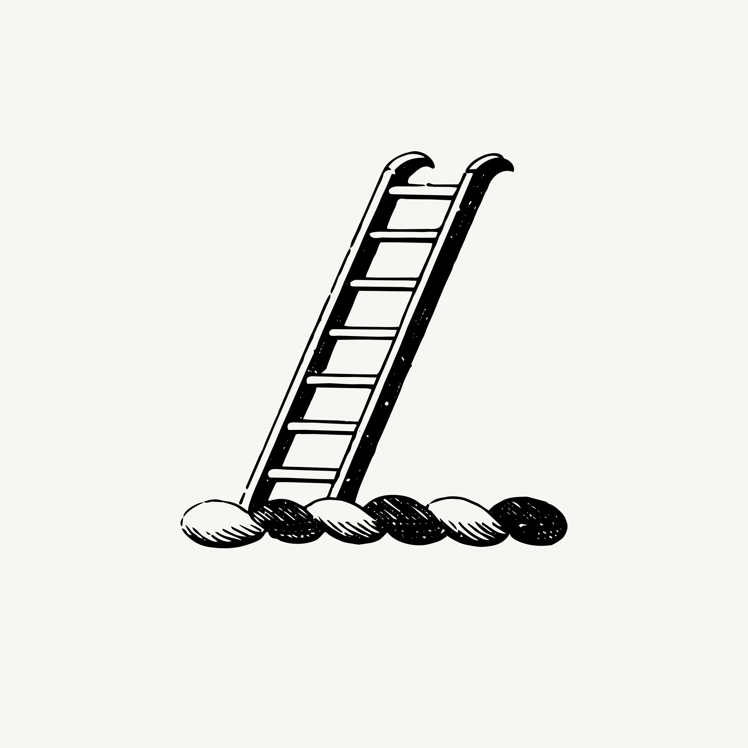 Historic engraved crest of a Ladder, paired with the orientation line "You choose if you climb." — from the Story & Sigil archive