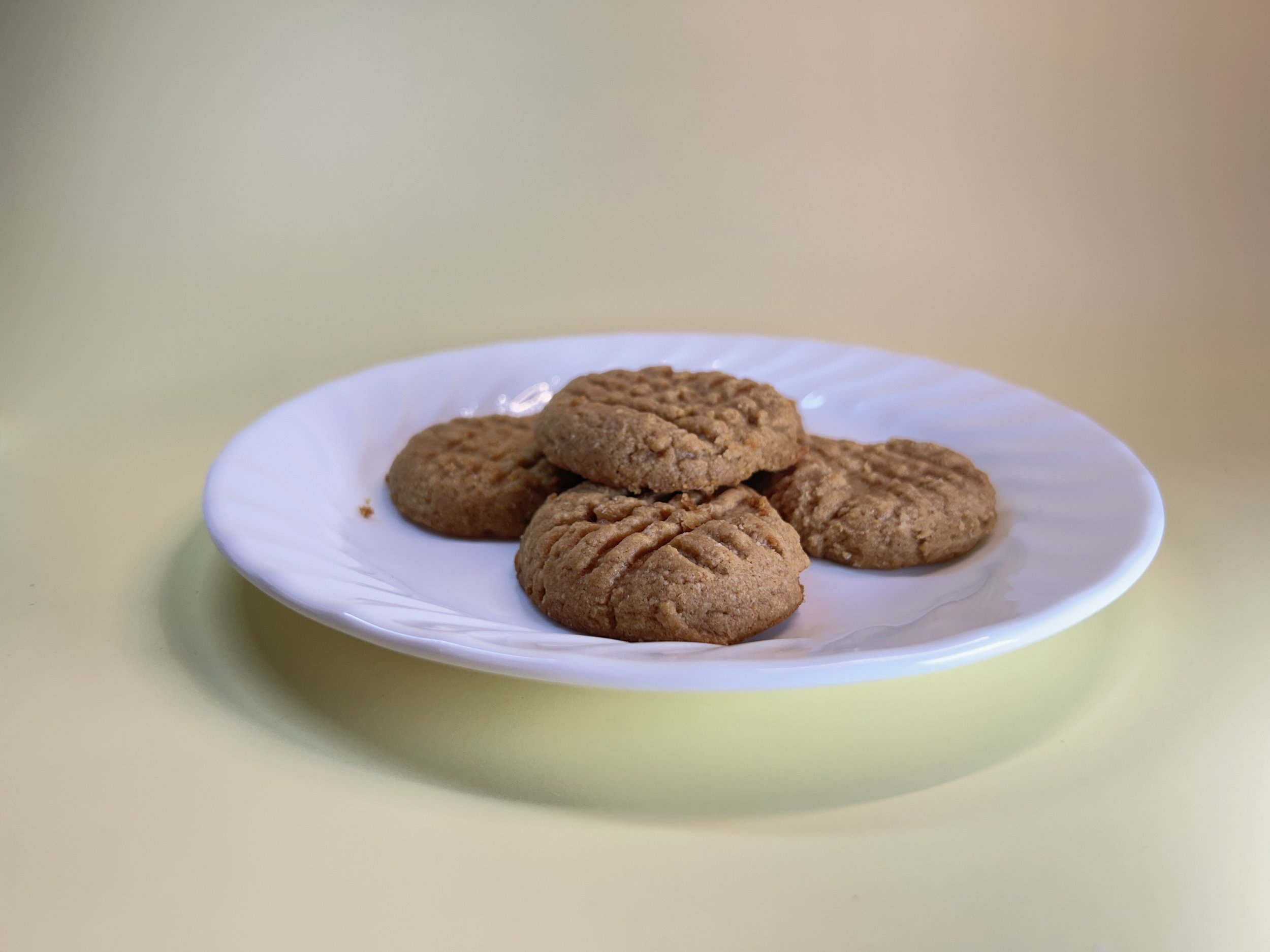 Sugar Free Peanut Butter Cookies