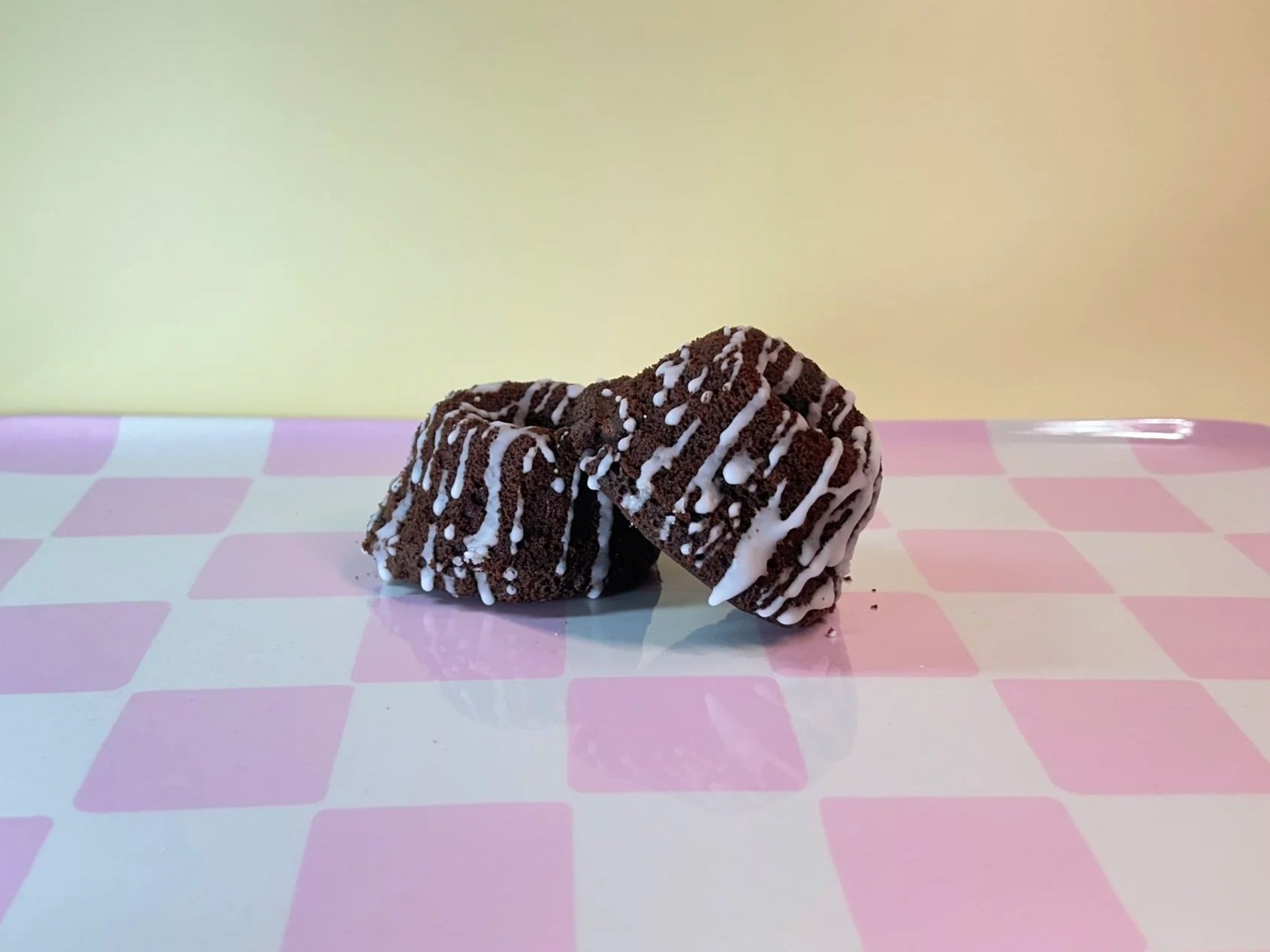 Mini Chocolate Bundt Cakes