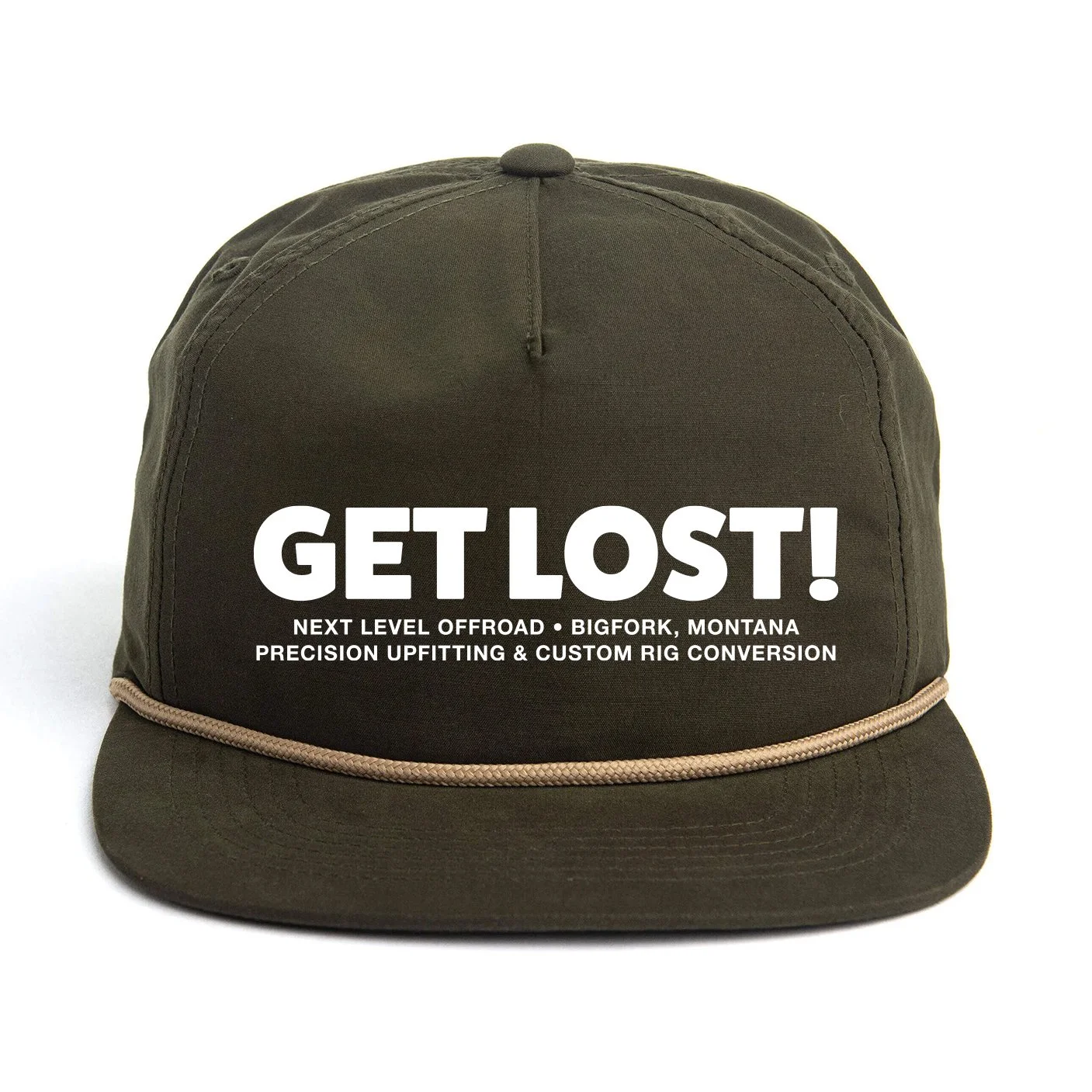 "GET LOST" Hat (Moss)