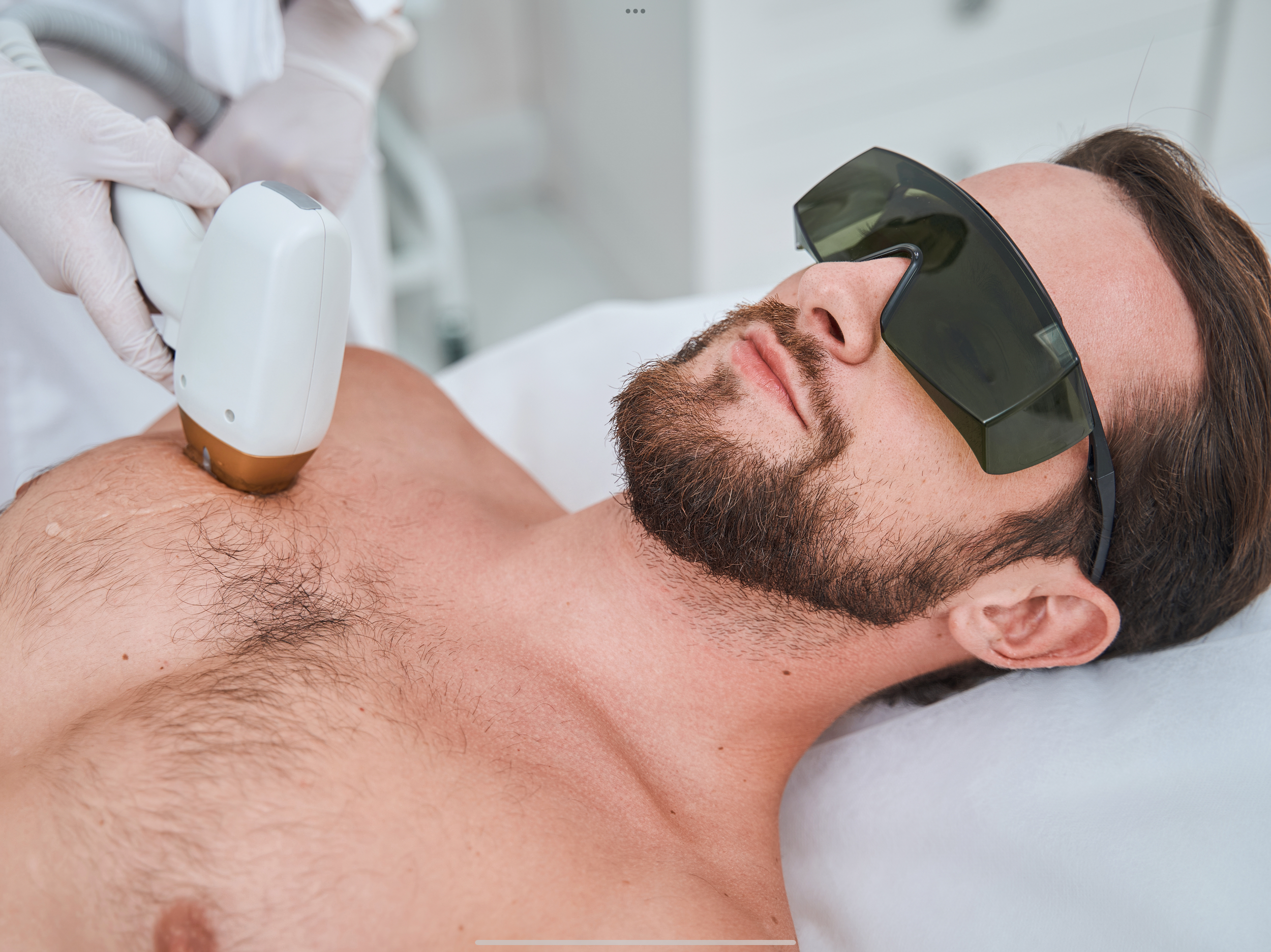 Dauerhafte Laser Haarentfernung für Männer in Darmstadt La Perla Cosmetic