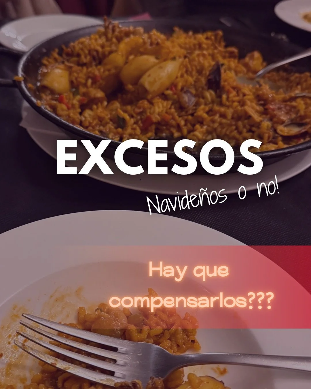&iquest;Hay que &ldquo;compensar&rdquo; los excesos?
Depende&hellip; y esto te quita un peso de encima. M&aacute;s en estas fechas!!! 
E salud, casi todo lo decide el patr&oacute;n (semanas&ndash;meses&ndash;a&ntilde;os), no un d&iacute;a suelto.

Lo