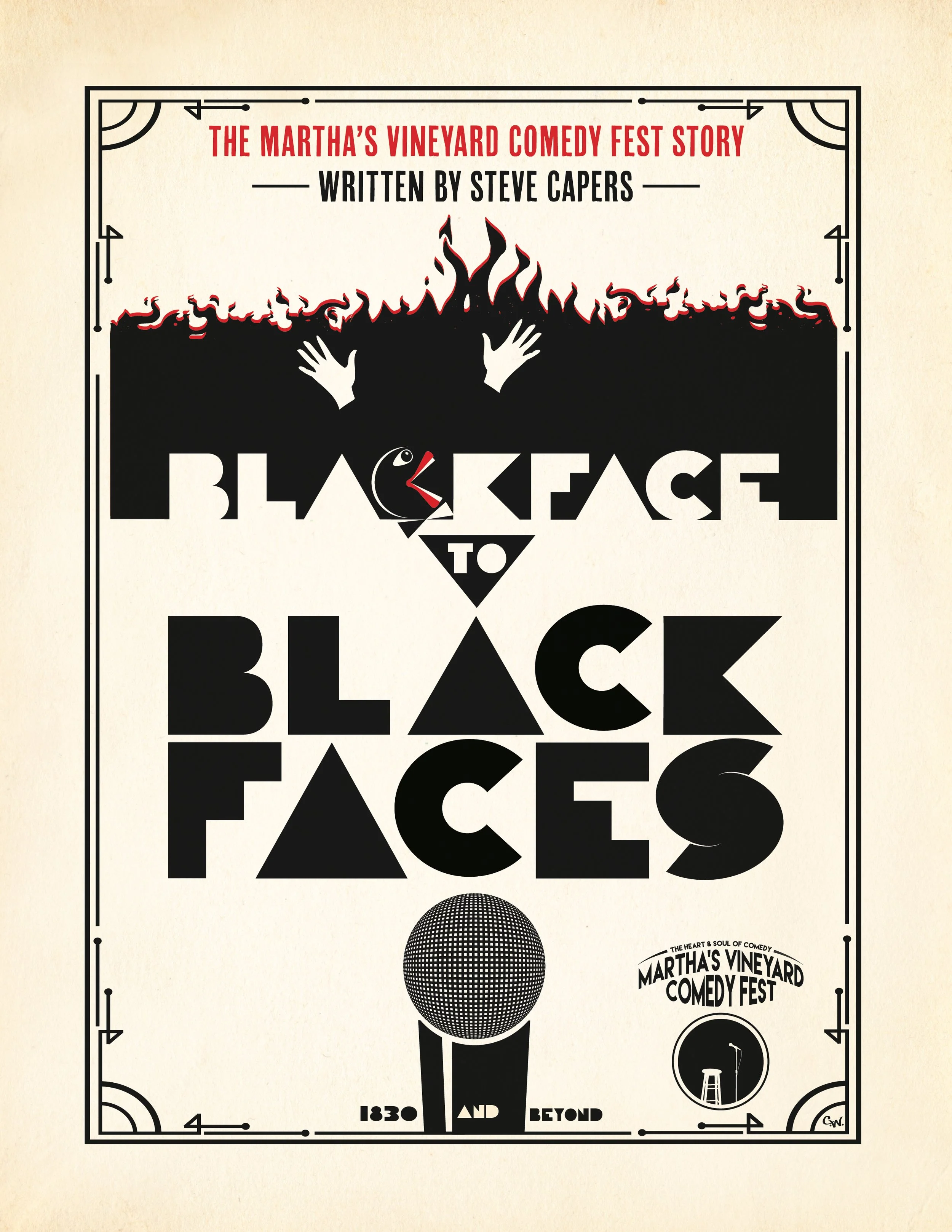 Autographed copy of Black Face To Black Faces: The Martha's Vineyard Comedy Fest Story