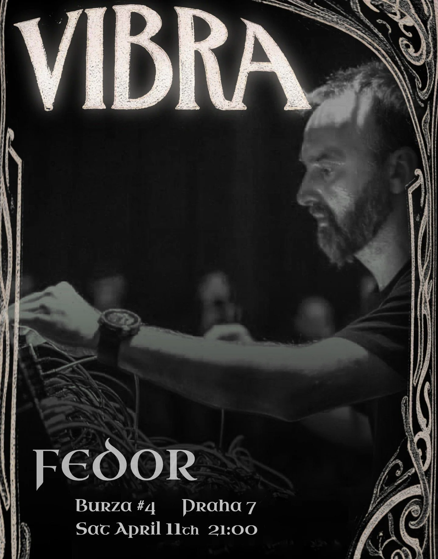 SAT 11 APRIL | 9PM at @burza_4 #4
Praha 7, Czechia

FEDOR
Noc otevře sv&yacute;m modul&aacute;rn&iacute;m setem &ndash; čekej trippy zač&aacute;tek.

soundcloud.com/fedor

Ček&aacute; tě hudebn&iacute; cesta např&iacute;č ž&aacute;nry &ndash; od ambi