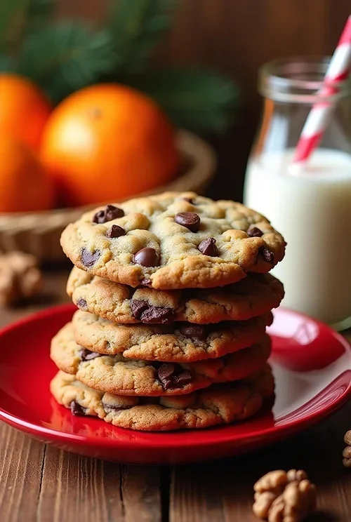 Dark Chocolate Chip Cookies Dozen