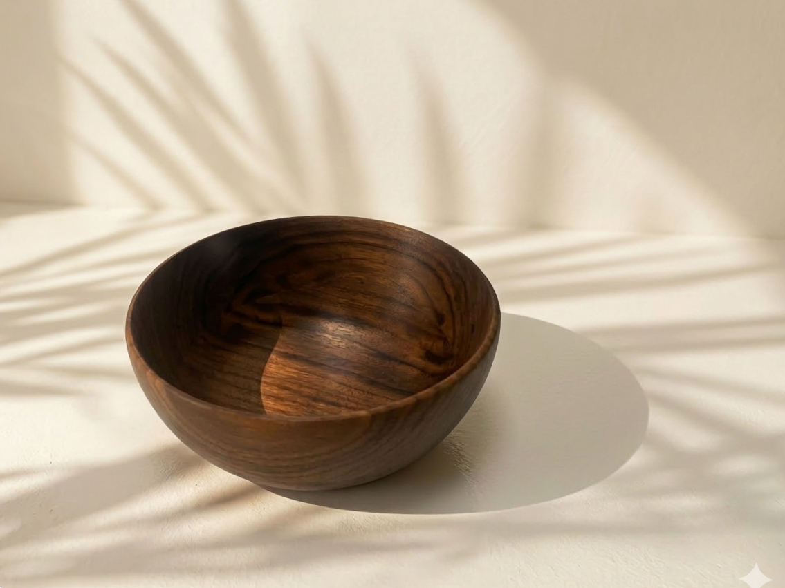 HENRY - Bowl - Walnuss