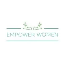 Logo with two birds on a branch and the text 'Empower Women'