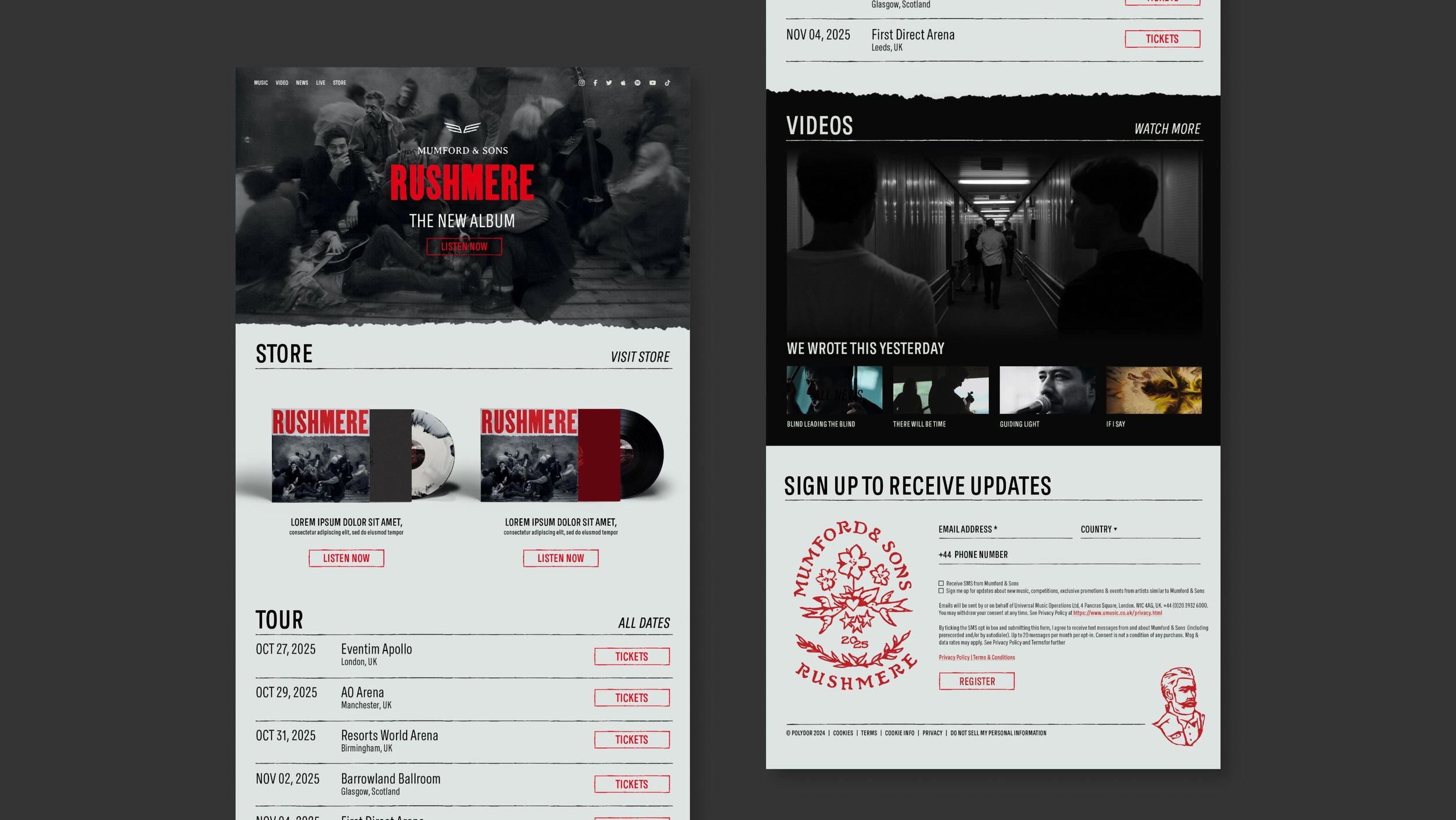 Mumfords & Sons<span class="portfolio-subtitle">Website Design</span>