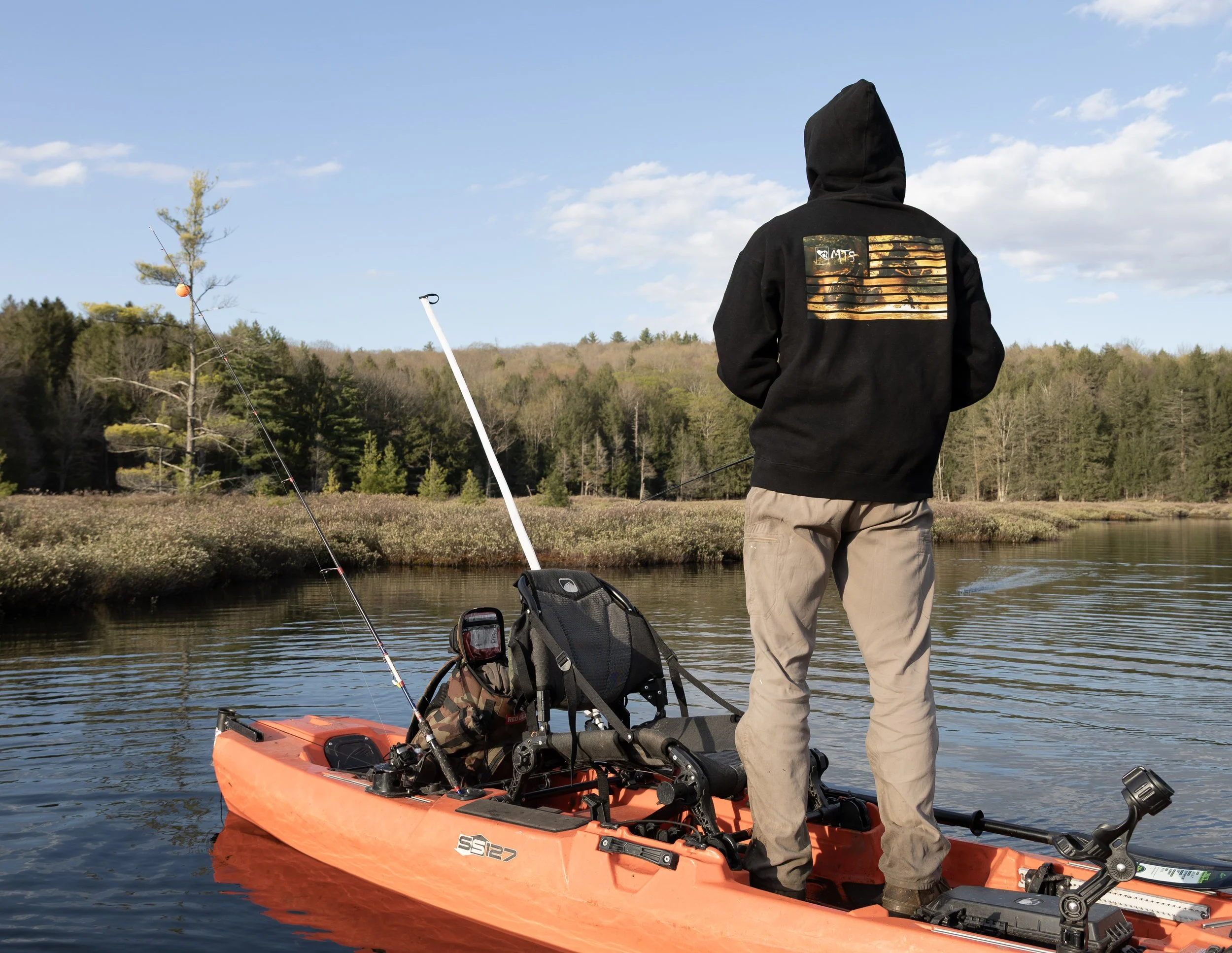 Black Adventure Graphic Hoodie