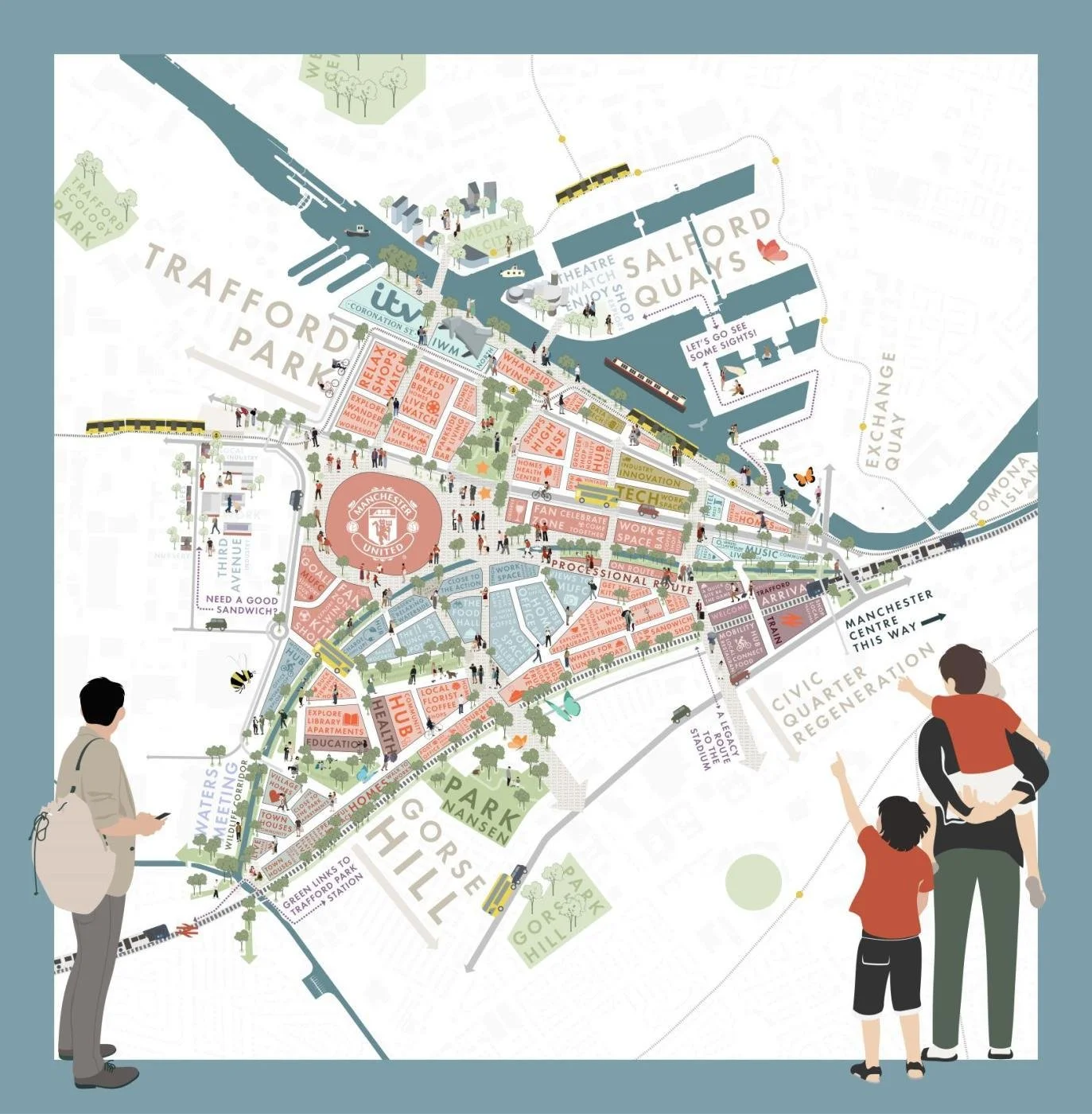 Trafford Regeneration Map
