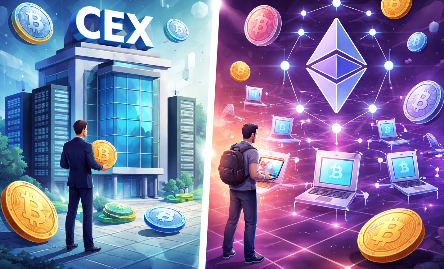 Centralized vs Decentralized Exchanges: Beginner’s Guide