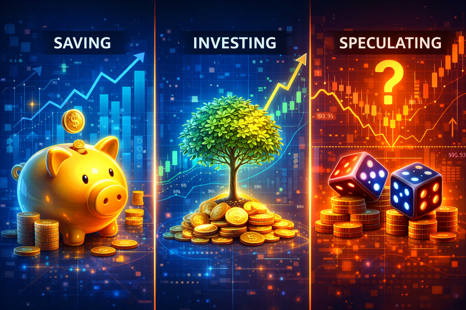 What Investing Is (and Is Not): Saving vs Investing vs Speculating