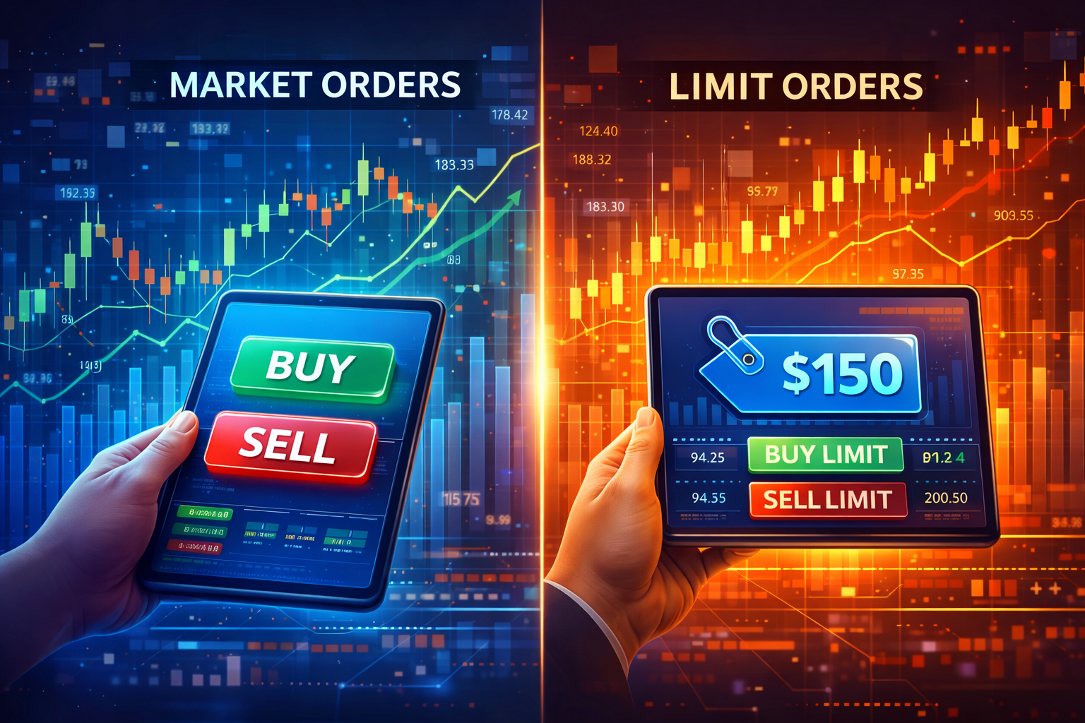 Market Orders vs Limit Orders (and Why It Matters)