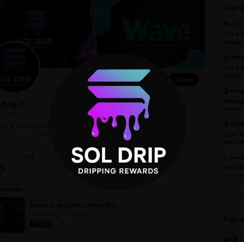 Sol Drip - A Community That Earns by Belonging