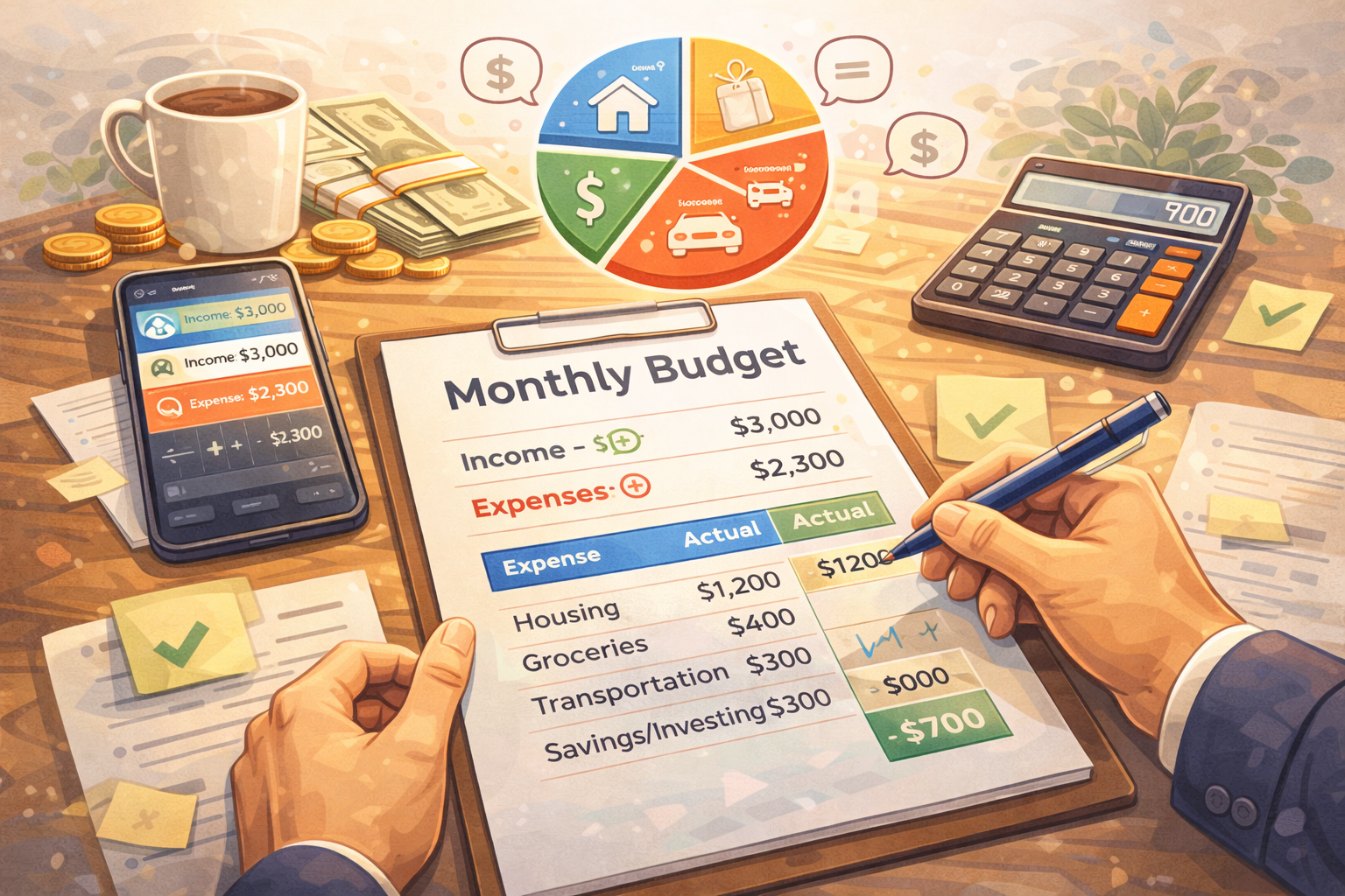 Creating a Simple Monthly Budget