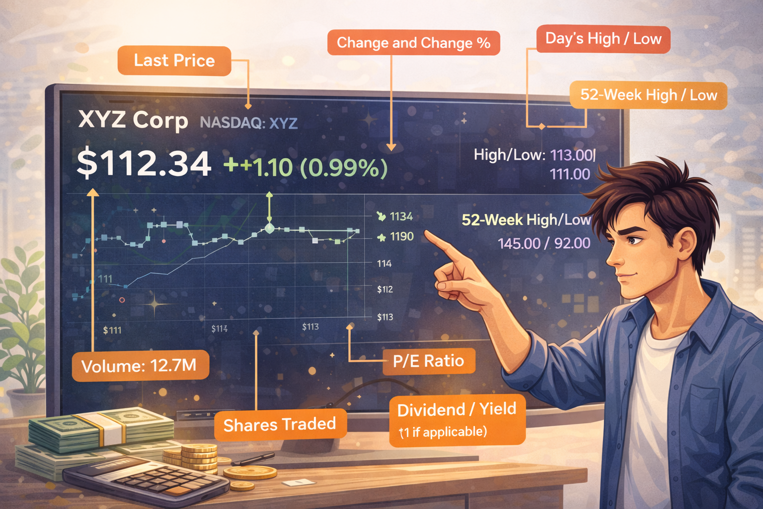 How to Read a Basic Stock Quote