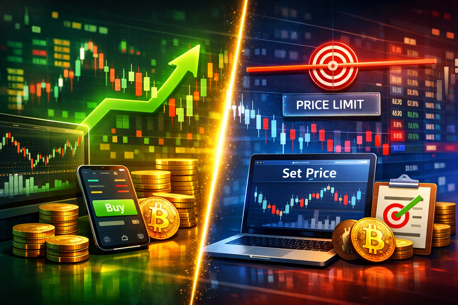 Market Order vs Limit Order in Crypto